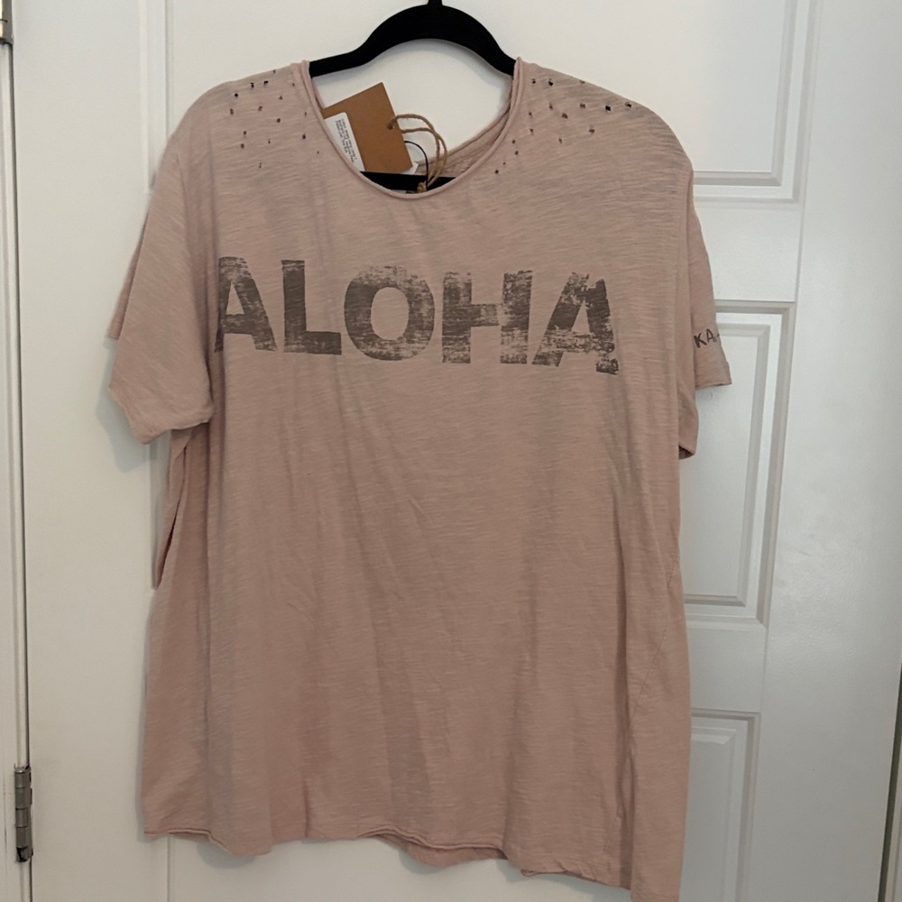 Magnolia Pearl Aloha Soft Lilac Jersey T-Shirt